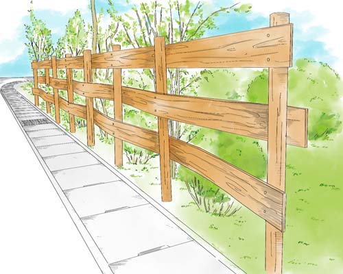 フェンスの施工事例 - 外構工事・エクステリアの楓林庭 ふうりんてい fuurintei・岐阜県多治見市
