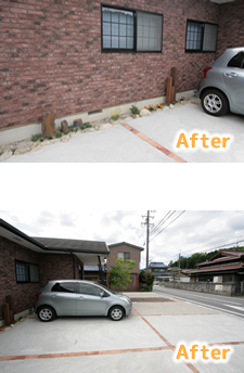 岐阜県ファースト保険事務所様 駐車場工事施工実績