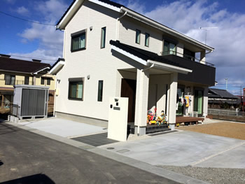 岐阜県多治見KA様邸 駐車場工事施工実績