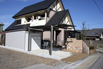 岐阜県多治見市M様邸 駐車場・カーポート工事施工実績
