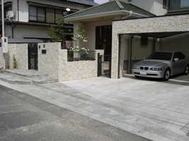 愛知県春日井市 駐車場 カーポート工事施工実績