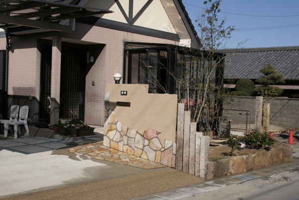 岐阜県多治見市笠原町M様邸エクステリア施工