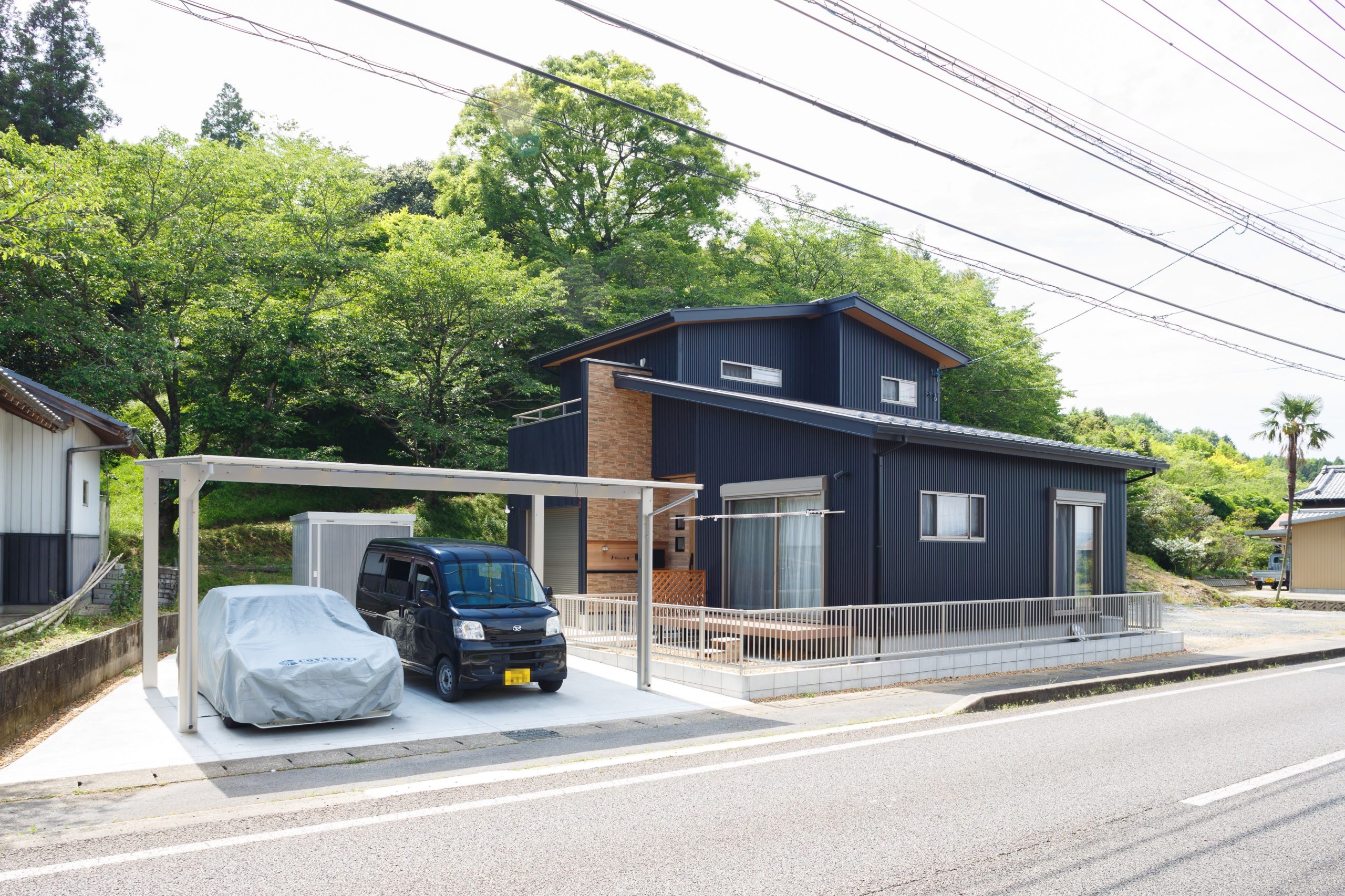 【新築外構】お気に入りの場所は”家の中だけじゃない”ワンちゃんとの暮らしも意識したくつろげる場所｜岐阜県多治見市｜