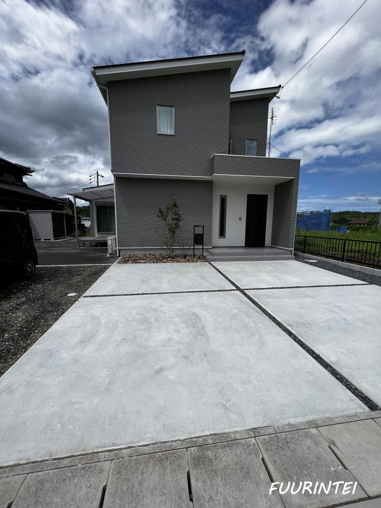 【新築外構】予算も考慮しながら一緒に考えたシンプル外構プラン｜土岐市　G様邸｜ - 外構工事・エクステリアの楓林庭・岐阜県多治見市